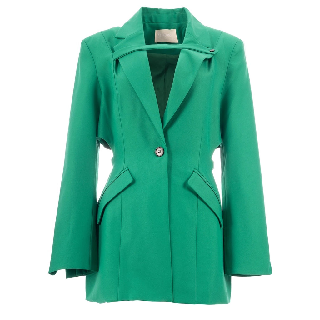 Finely Formal fit blazer long sleeve plain جاكيت متناسق كم طويل سادة