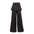 SNAP OVER PANT High Rise. Flap with Cargo Pocket. Straight fit. Button & Zip Closure. واسع بخصر عالي