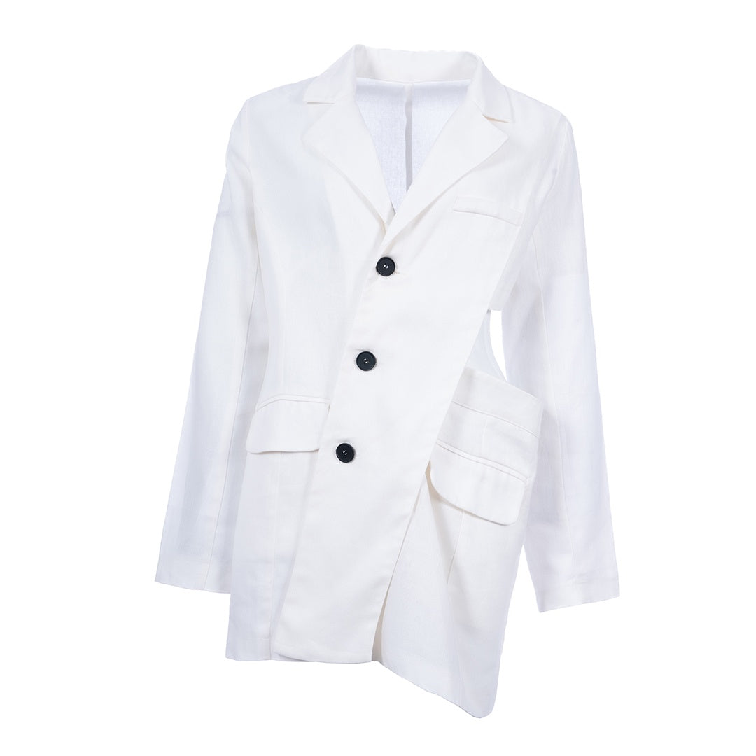 To The Point blazer long sleeve plain جاكيت كم طويل سادة