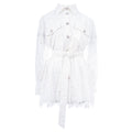 Lily White  fit shirt long sleeve plain قميص متناسق كم طويل سادة