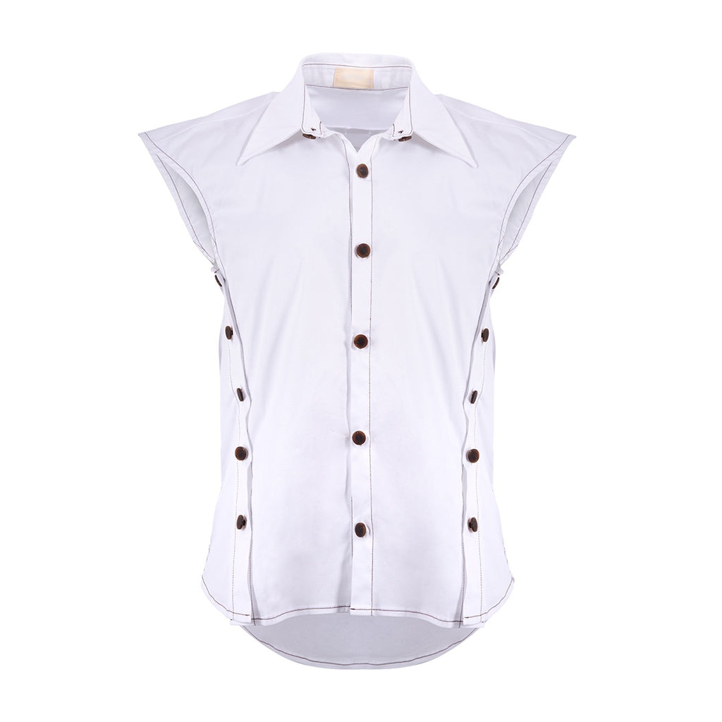 Arctic Grace fit shirt sleeveless plain قميص متناسق بدون أكمام سادة