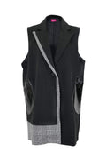 VEST FLOW  ستره منسدل مع القوام متوسط الطول